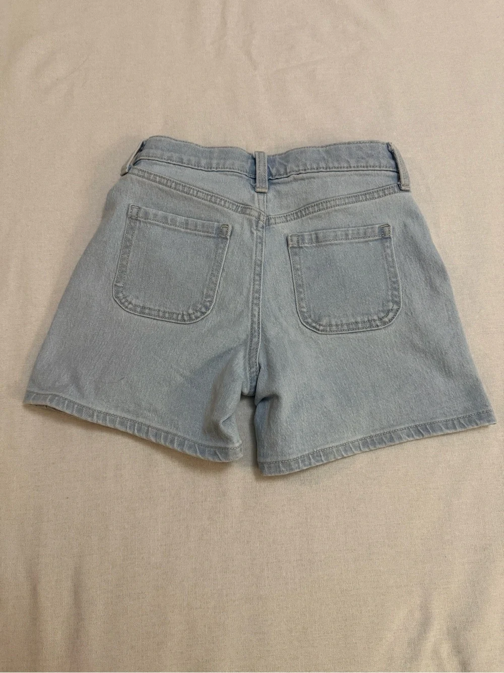 Old Navy “Girls” Light Blue Button-Front Denim Shorts